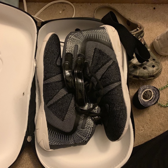 black high top nfinity cheer shoes